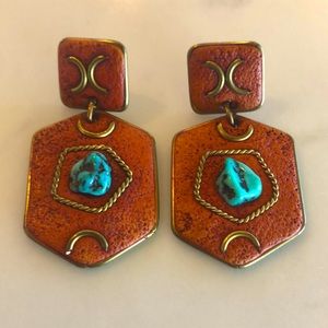 Turquoise earrings